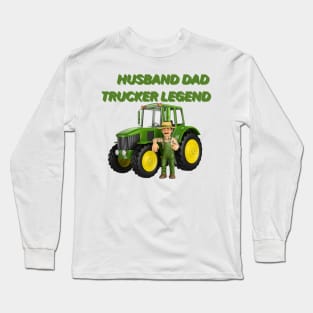 Husband trucker Long Sleeve T-Shirt